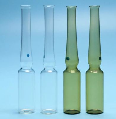 注入のために医学1ml 2ml 3ml 5ml 10mlの空のガラス製アンプル