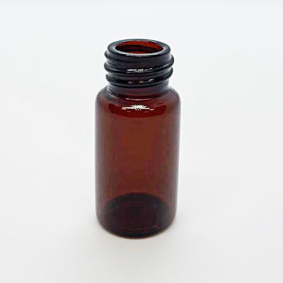 衝撃強度のこはく色の薬剤のガラス ガラスびん3mlねじ首のガラスびん 