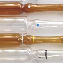 軽い可融性のガラス空のガラス製アンプルのまっすぐな首1ml