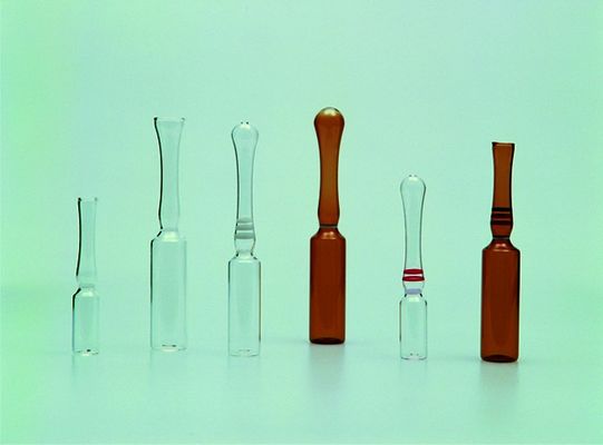 ペット注入40mlの空のアンプルのびんのこはく色