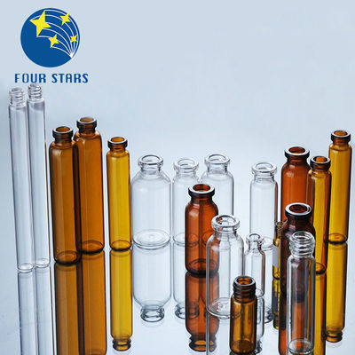 品質  10ml Clear Amber Screw Cap Vials Neutral Borosilicate Glass 工場