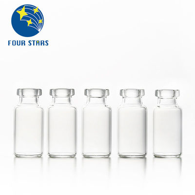 薬剤2ml 5ml 7ml 10ml 15ml 20ml 30mlのゆとりのこはく色のガラス管状の注入のガラスびん
